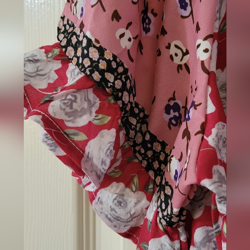 XL Ruffled western chic blouse. - Picture 3 of 4